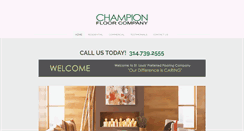 Desktop Screenshot of championfloor.com